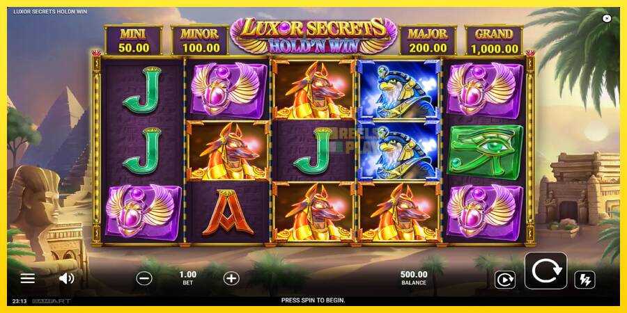 Сурет 2 ойын машинасы Luxor Secrets Holdn Win