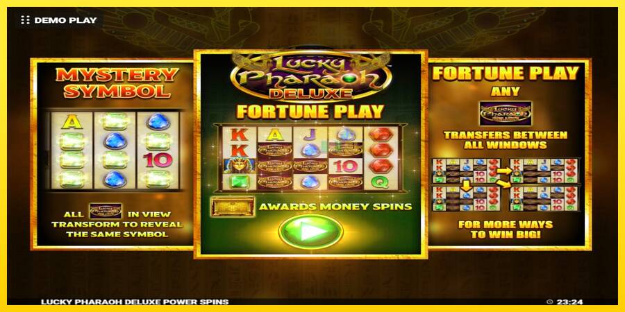 Сурет 1 ойын машинасы Lucky Pharaoh Deluxe Fortune Play