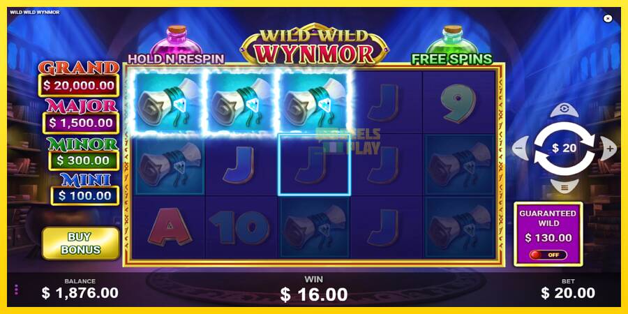 Сурет 3 ойын машинасы Wild Wild Wynmor