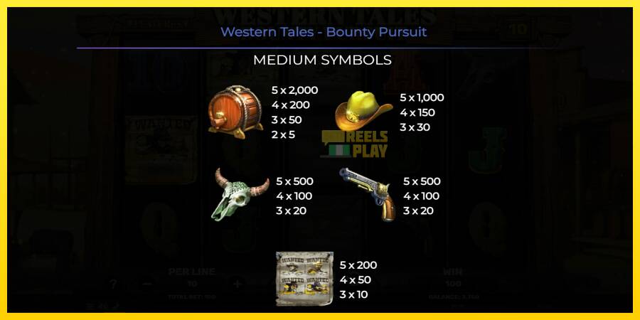 Сурет 6 ойын машинасы Western Tales - Bounty Pursuit