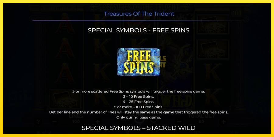 Сурет 5 ойын машинасы Treasures of the Trident