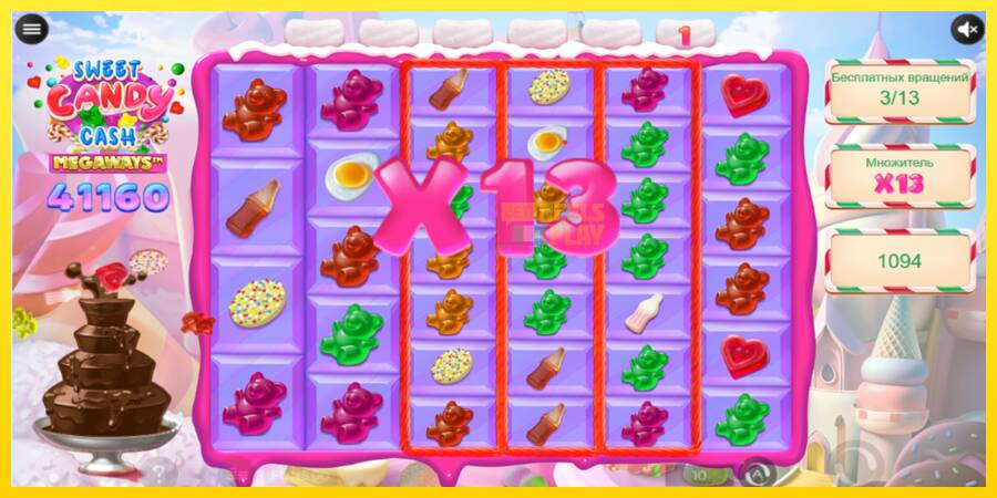 Сурет 1 ойын машинасы Sweet Candy Cash Megaway