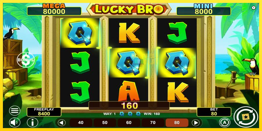 Сурет 4 ойын машинасы Lucky Bro Hold & Win