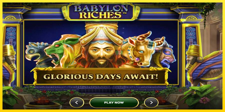 Сурет 1 ойын машинасы Babylon Riches