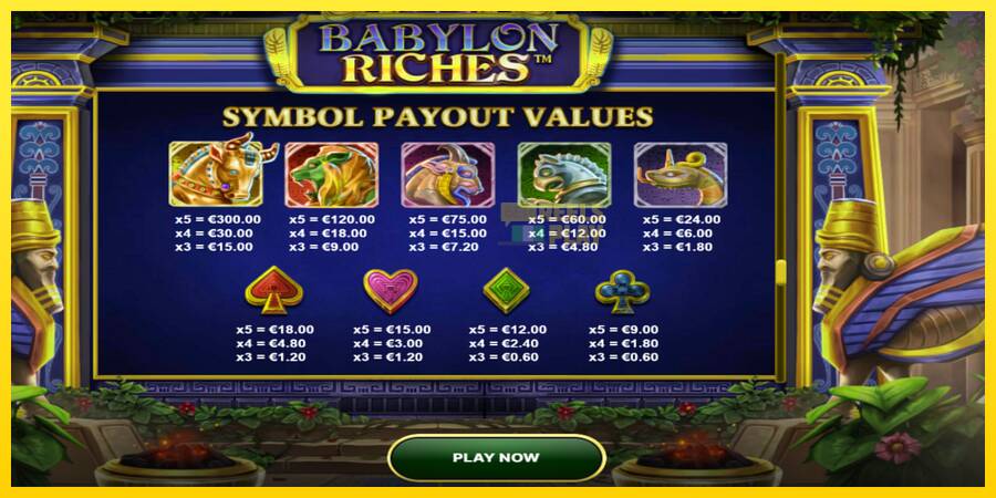 Сурет 6 ойын машинасы Babylon Riches