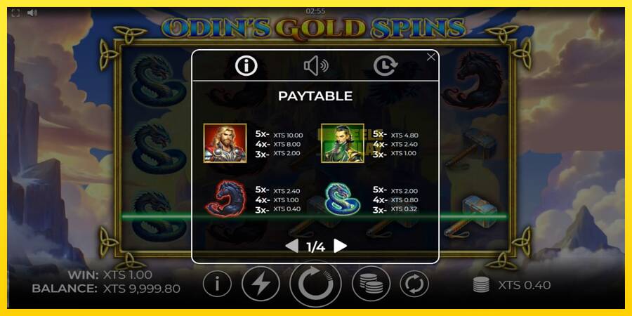 Сурет 4 ойын машинасы Odins Gold Spins