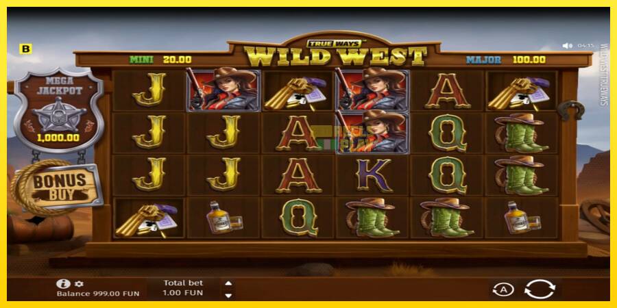 Сурет 2 ойын машинасы Wild West Trueways