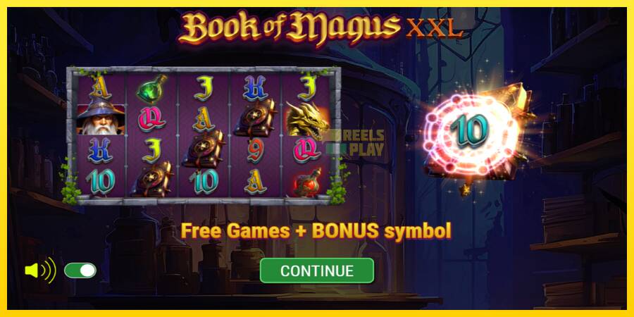 Сурет 1 ойын машинасы Book of Magus XXL