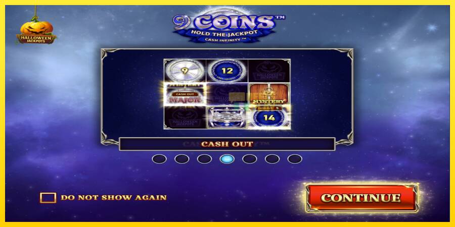 Сурет 1 ойын машинасы 9 Coins Grand Platinum Edition Halloween Jackpot