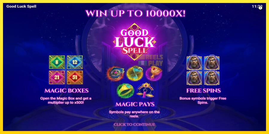 Сурет 1 ойын машинасы Good Luck Spell