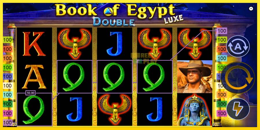 Сурет 4 ойын машинасы Book of Egypt Double Luxe