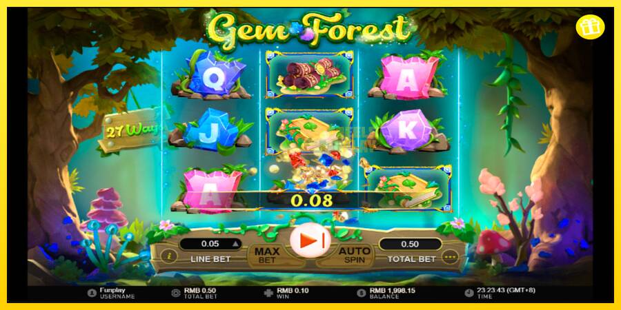 Сурет 4 ойын машинасы Gem Forest