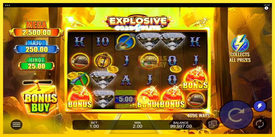 Сурет 2 ойын машинасы Explosive Gold Blitz