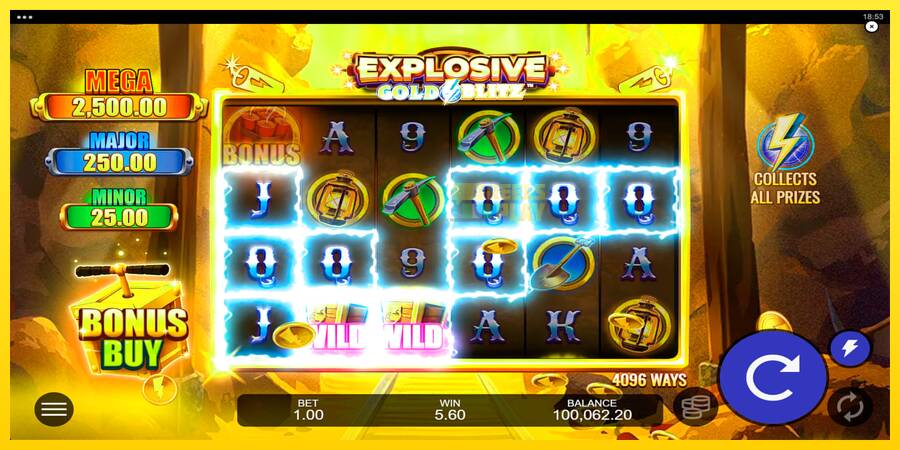 Сурет 5 ойын машинасы Explosive Gold Blitz