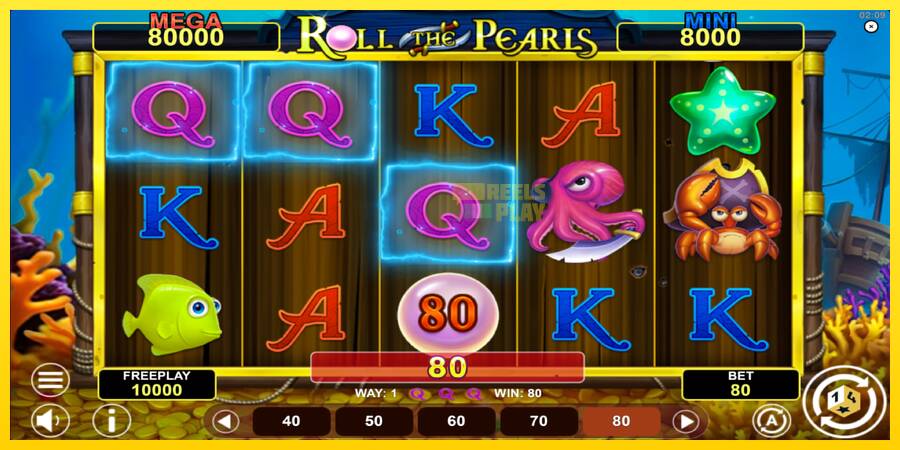 Сурет 3 ойын машинасы Roll The Pearls Hold & Win