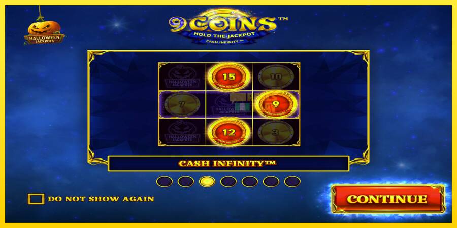 Сурет 1 ойын машинасы 9 Coins Grand Diamond Edition Halloween Jackpots