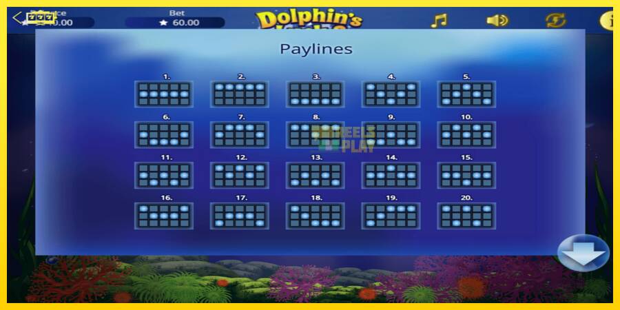 Сурет 5 ойын машинасы Dolphin’s Luck 2