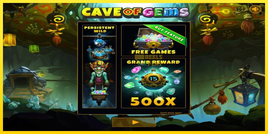 Сурет 1 ойын машинасы Cave of Gems