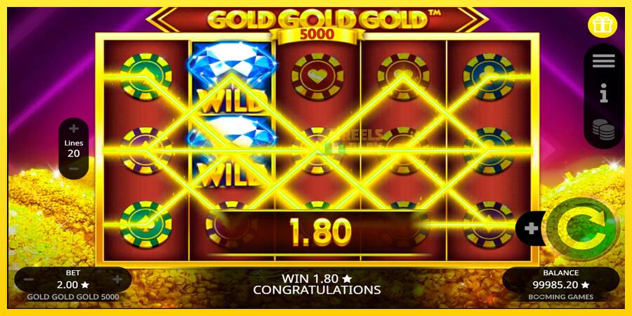 Сурет 4 ойын машинасы Gold Gold Gold 5000