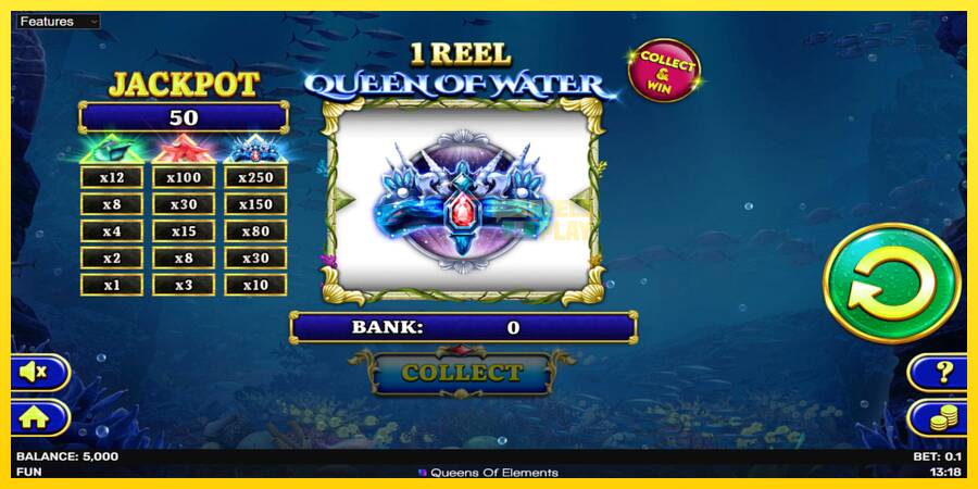 Сурет 2 ойын машинасы 1 Reel Queen of Water