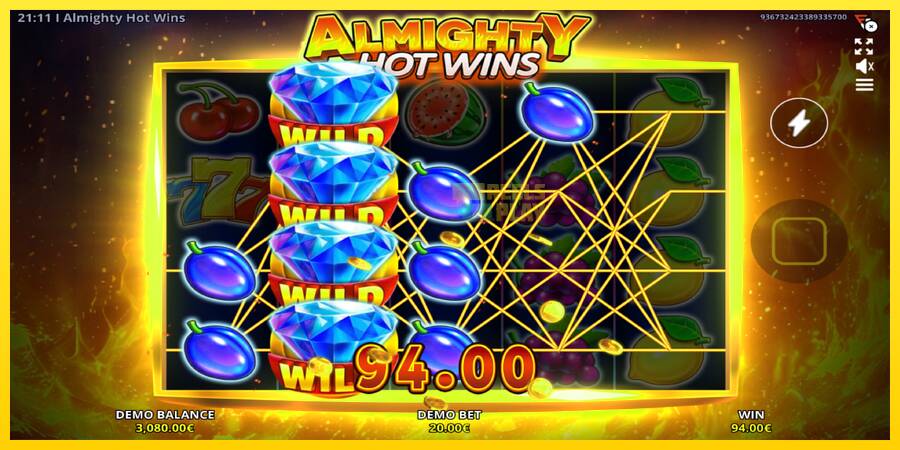 Сурет 4 ойын машинасы Almighty Hot Wins