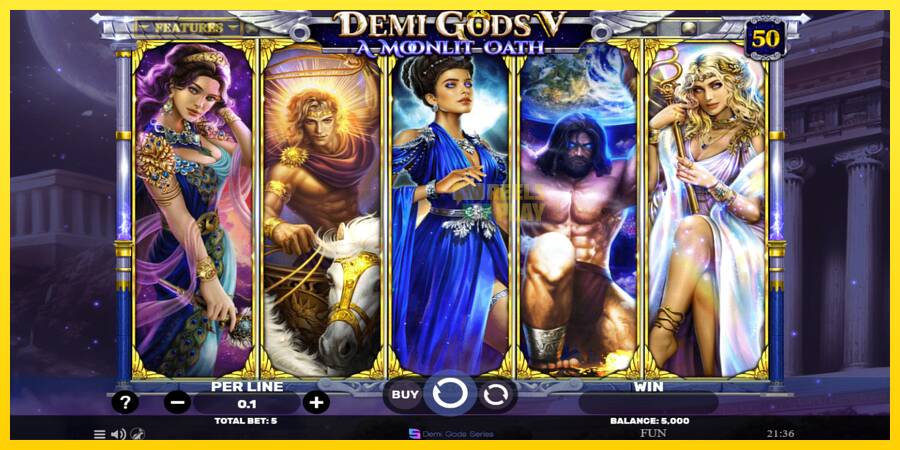 Сурет 2 ойын машинасы Demi Gods V – A Moonlit Oath