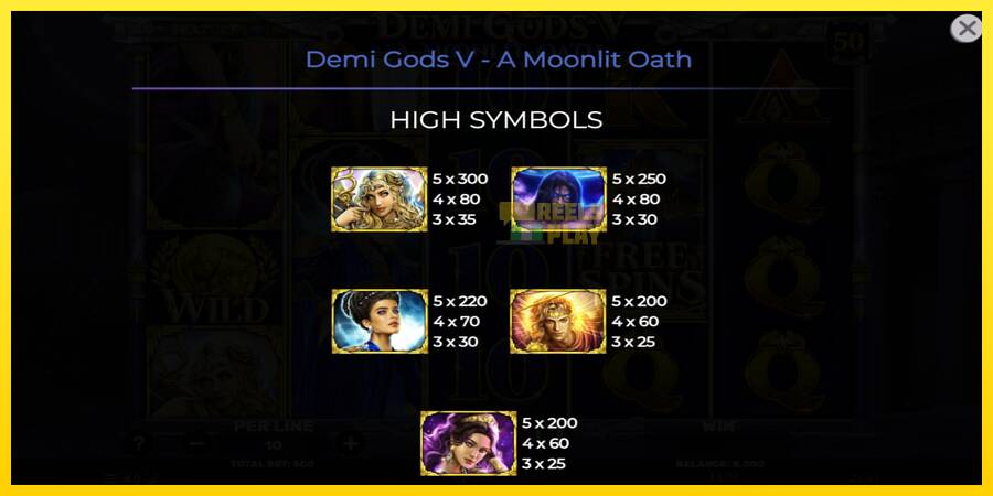 Сурет 6 ойын машинасы Demi Gods V – A Moonlit Oath