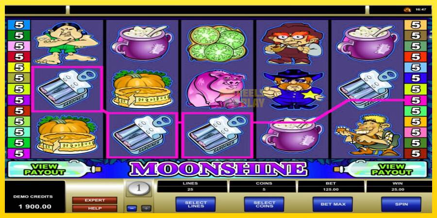 Сурет 3 ойын машинасы Moonshine