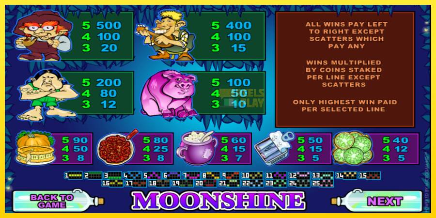 Сурет 5 ойын машинасы Moonshine