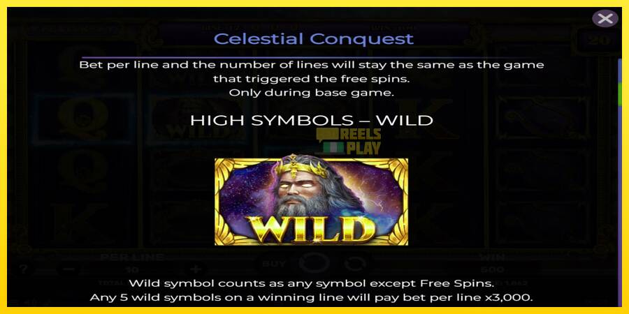 Сурет 5 ойын машинасы Celestial Conquest