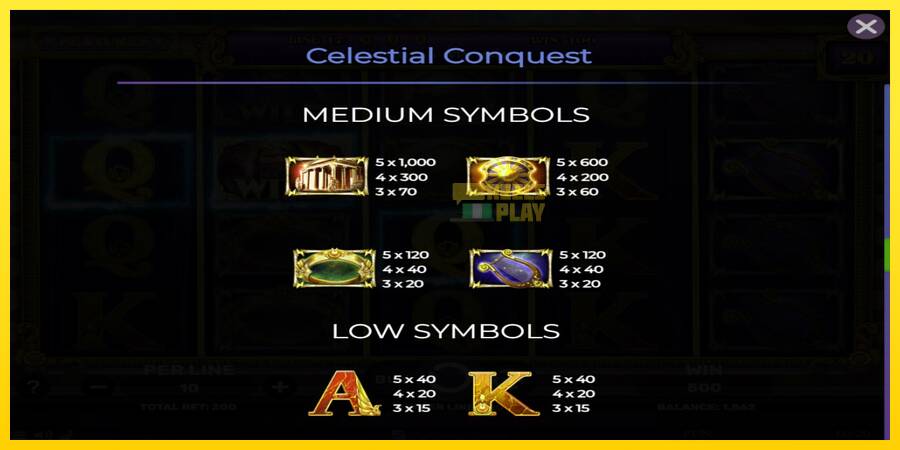 Сурет 6 ойын машинасы Celestial Conquest