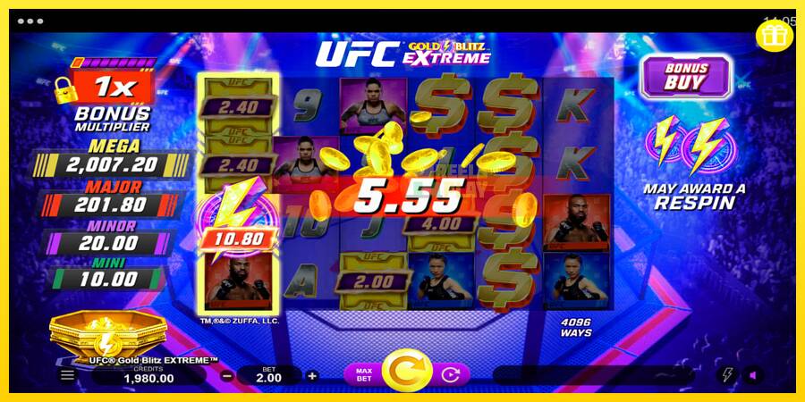 Сурет 4 ойын машинасы UFC Gold Blitz Extreme