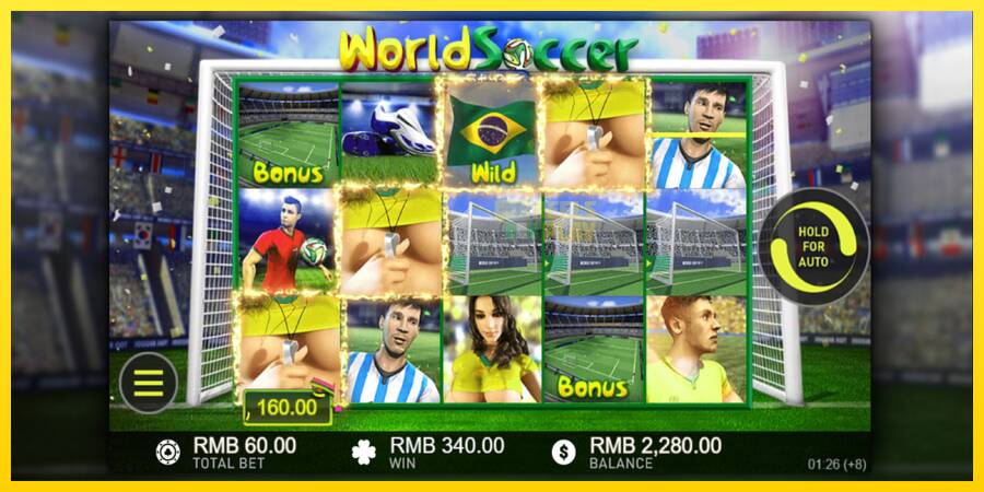 Сурет 3 ойын машинасы World Soccer Slot