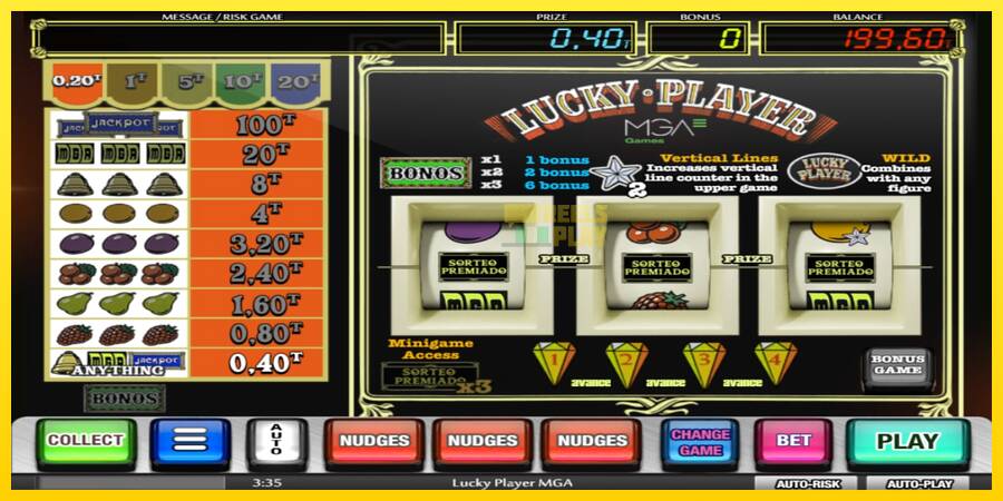 Сурет 3 ойын машинасы Lucky Player