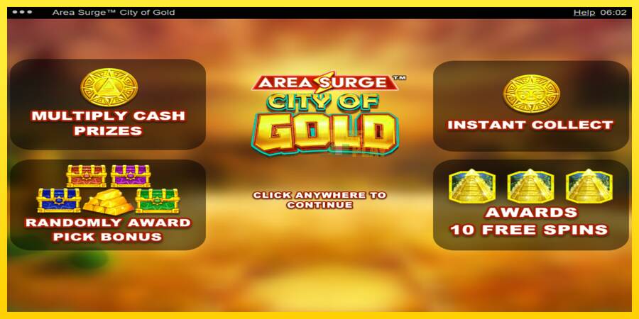 Сурет 1 ойын машинасы Area Surge City of Gold