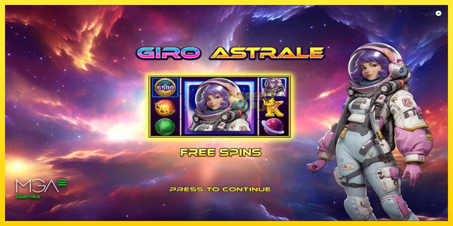 Сурет 1 ойын машинасы Giro Astrale