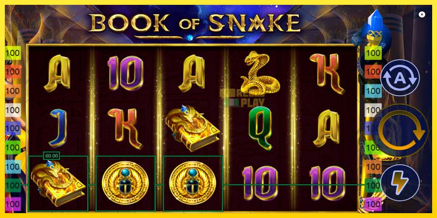 Сурет 3 ойын машинасы Book of Snake