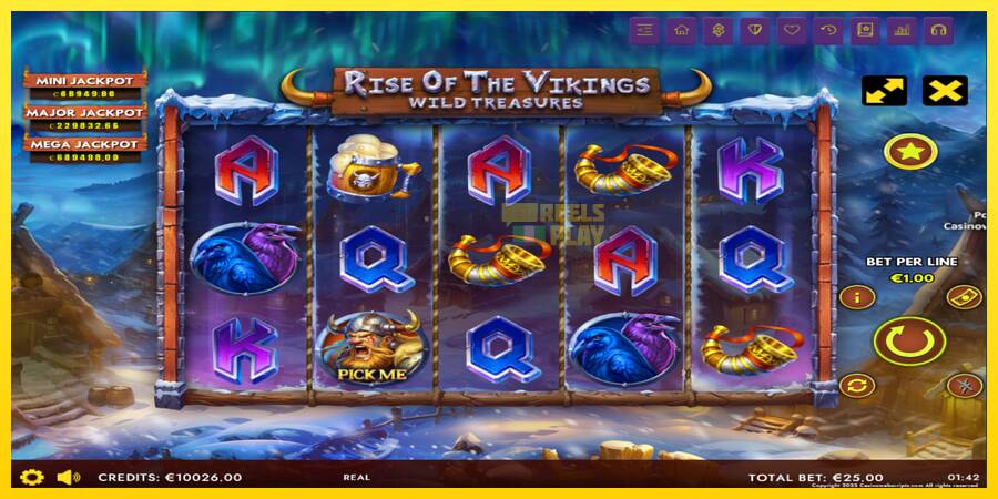 Сурет 2 ойын машинасы Rise of The Vikings - Wild Treasures