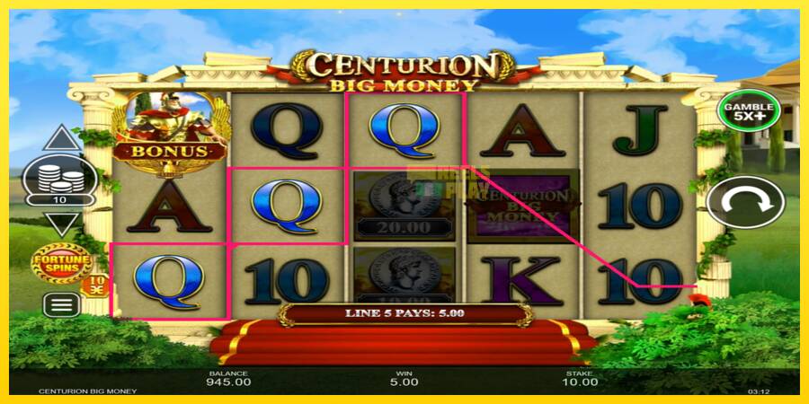 Сурет 3 ойын машинасы Centurion Big Money