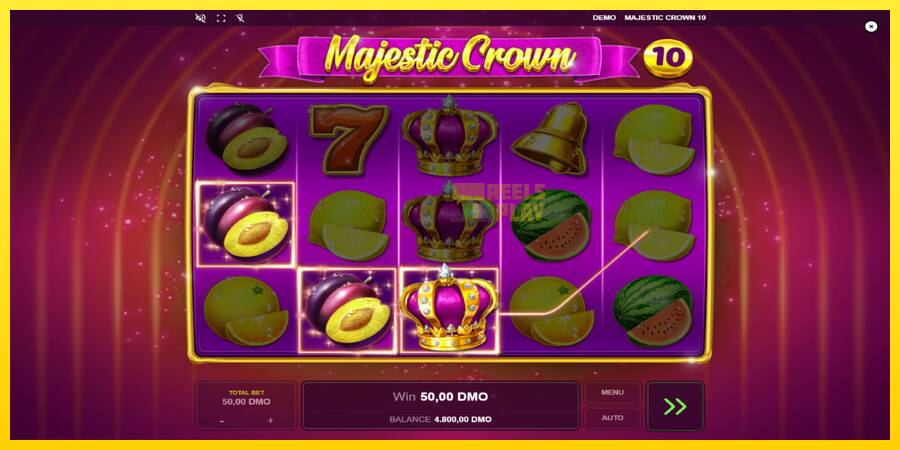 Сурет 4 ойын машинасы Majestic Crown 10