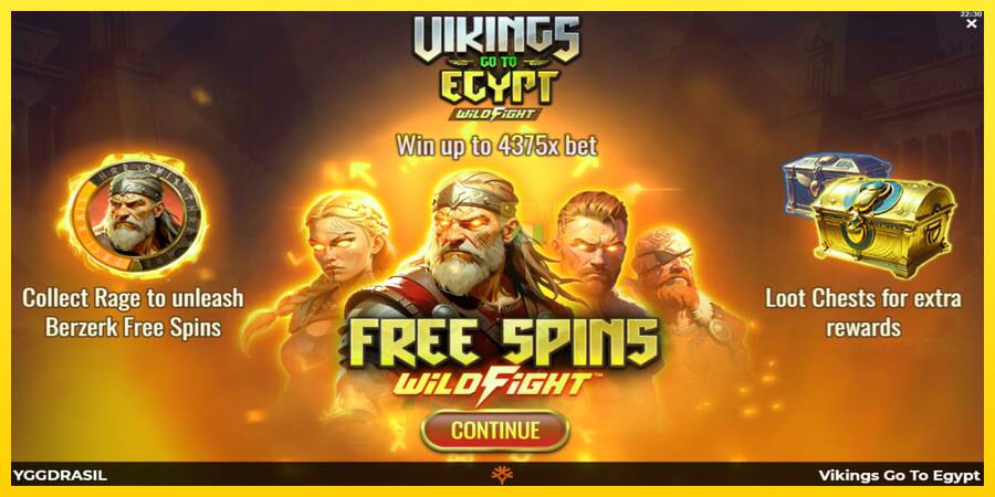 Сурет 1 ойын машинасы Vikings Go To Egypt Wild Fight