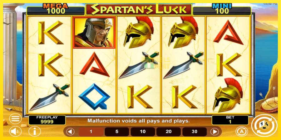 Сурет 2 ойын машинасы Spartans Luck Hold & Win