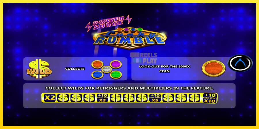 Сурет 1 ойын машинасы Lucky Rumble Power Surge