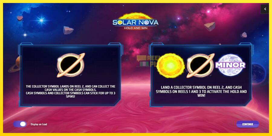 Сурет 1 ойын машинасы Solar Nova Hold and Win