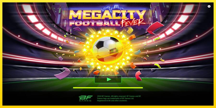 Сурет 1 ойын машинасы Megacity Football Fever