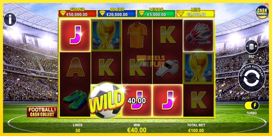 Сурет 3 ойын машинасы Football Cash Collect PowerPlay Jackpot