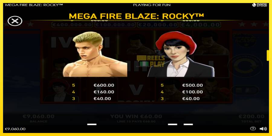 Сурет 5 ойын машинасы Mega Fire Blaze: Rocky