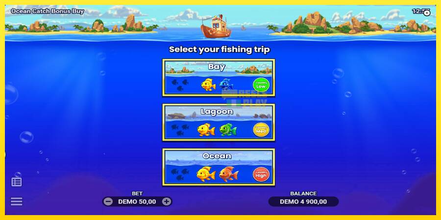 Сурет 4 ойын машинасы Ocean Catch Bonus Buy