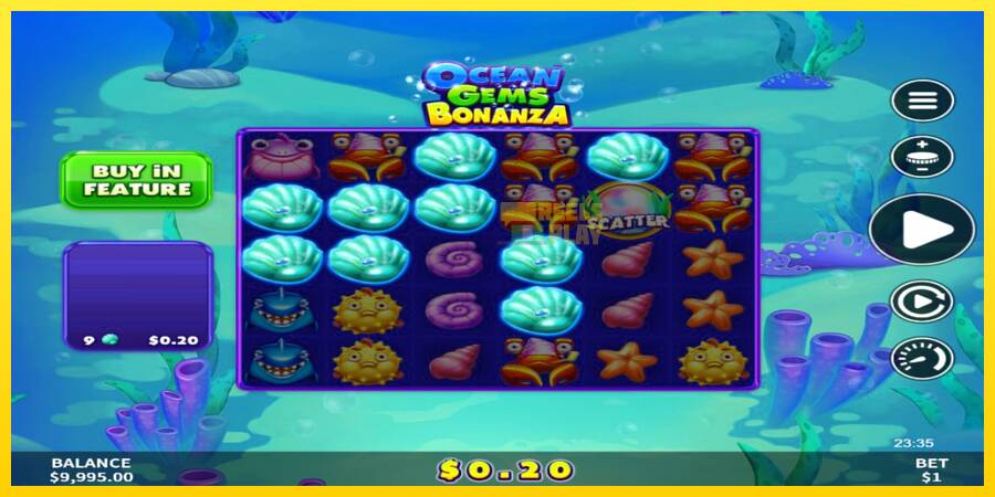 Сурет 3 ойын машинасы Ocean Gems Bonanza