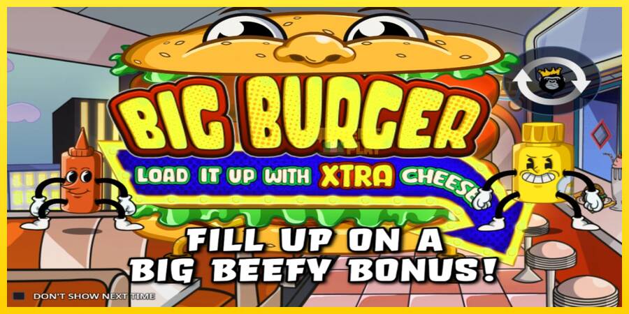 Сурет 1 ойын машинасы Big Burger Load it up with Xtra Cheese